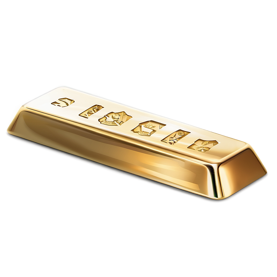 Finance Gold Ingot Representation Png 06292024 PNG Image