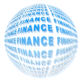 Finance Keyword Globe PNG Image