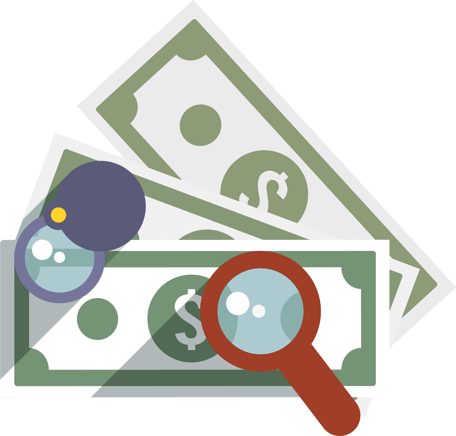 Financial Analysis Vector Illustration PNG Image