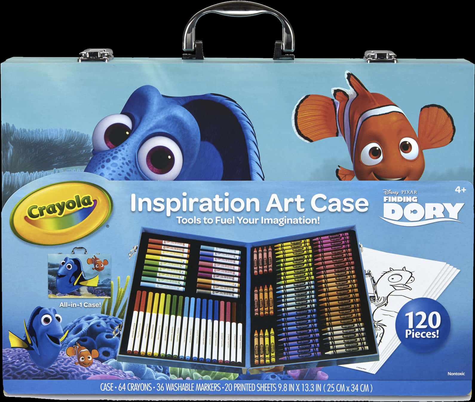 Finding Dory Crayola Inspiration Art Case PNG Image