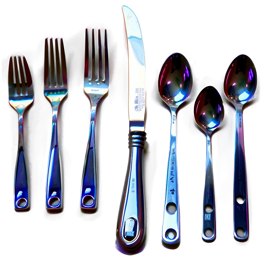 Fine Dining Utensils Set Png Ngt PNG Image