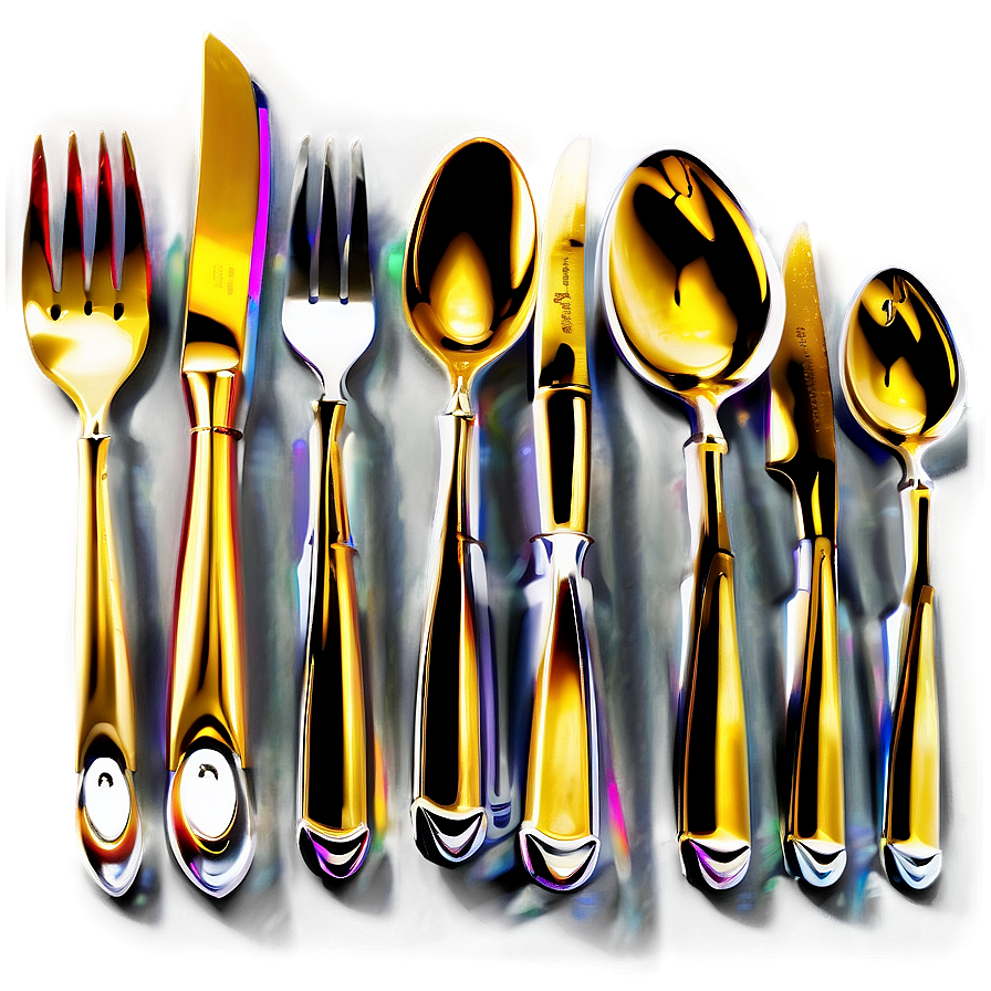 Fine Dining Utensils Set Png Ntk PNG Image