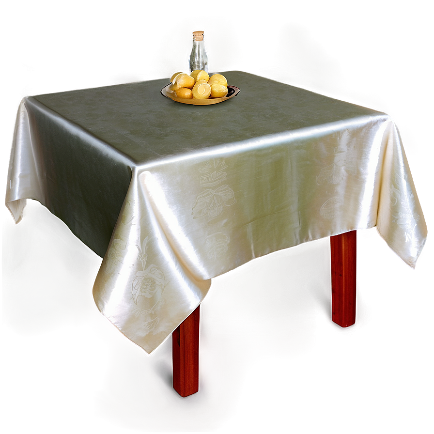 Fine Silk Tablecloth Png 06242024 PNG Image