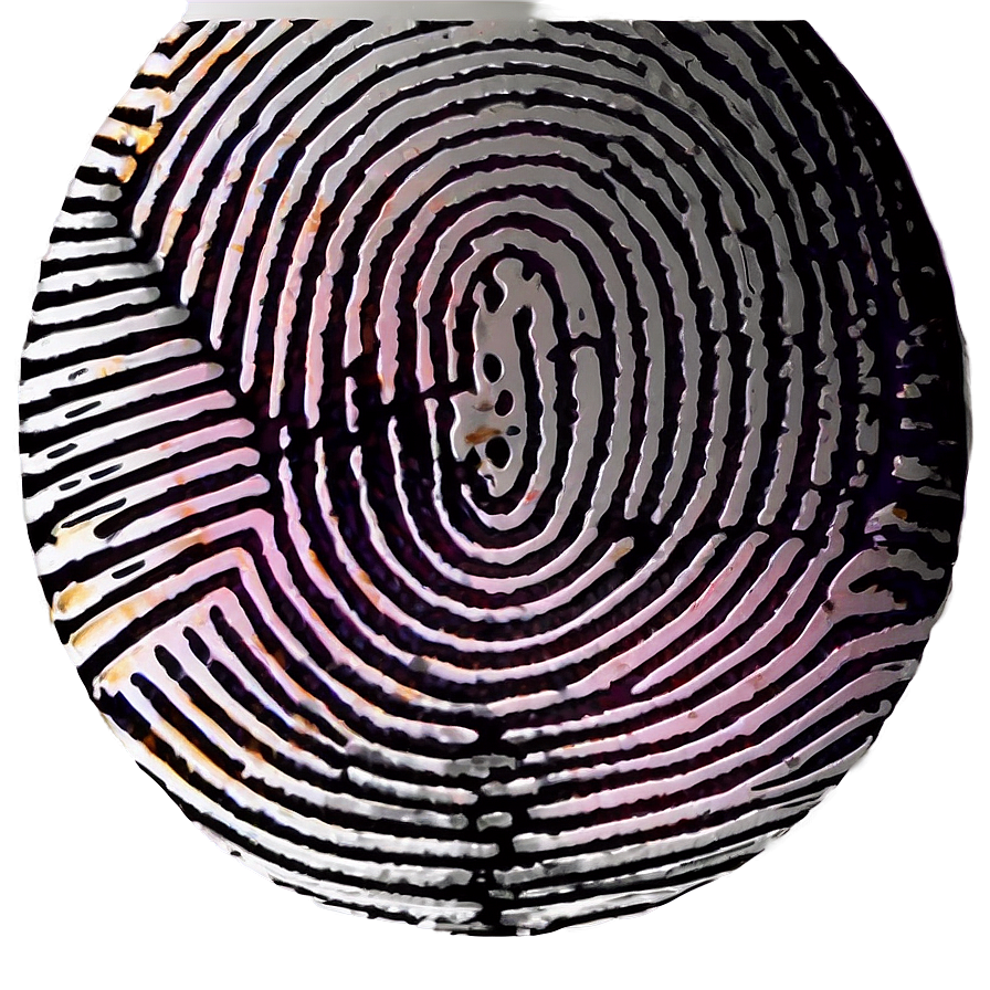 Fingerprint In Circle Shape Png Eba39 PNG Image