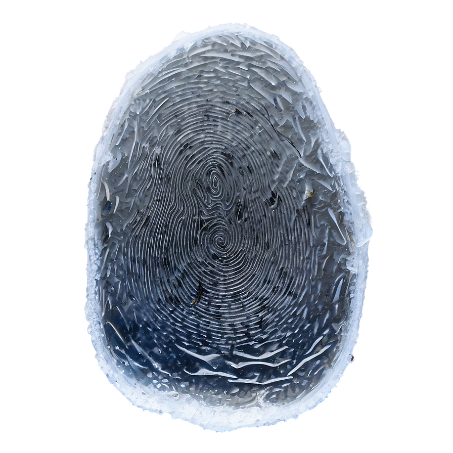 Fingerprint In Ice Texture Png Ctn PNG Image