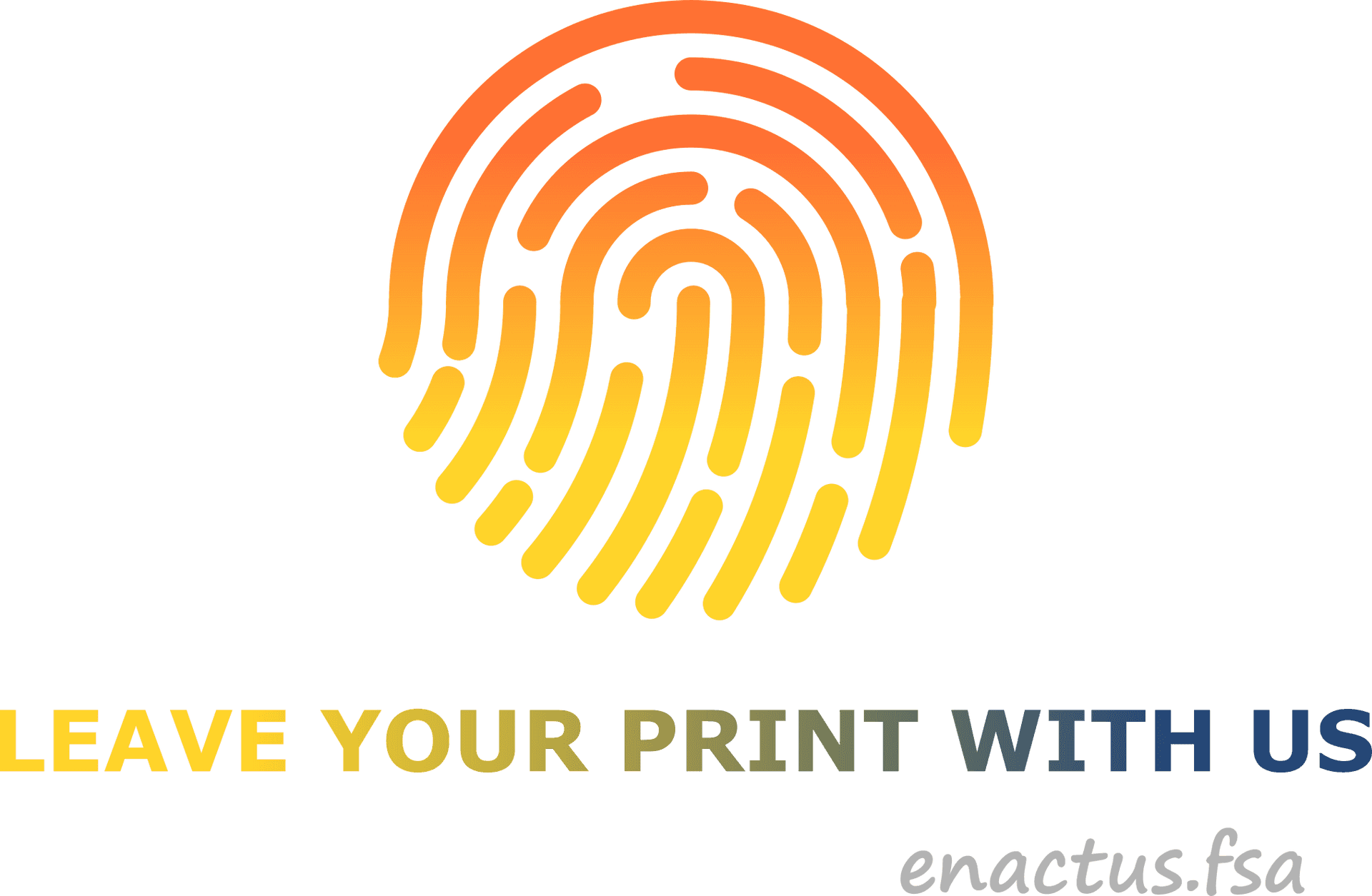 Fingerprint Inspired Logo Design PNG Image