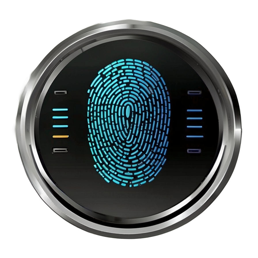 Fingerprint Lock Interface Png Opd PNG Image