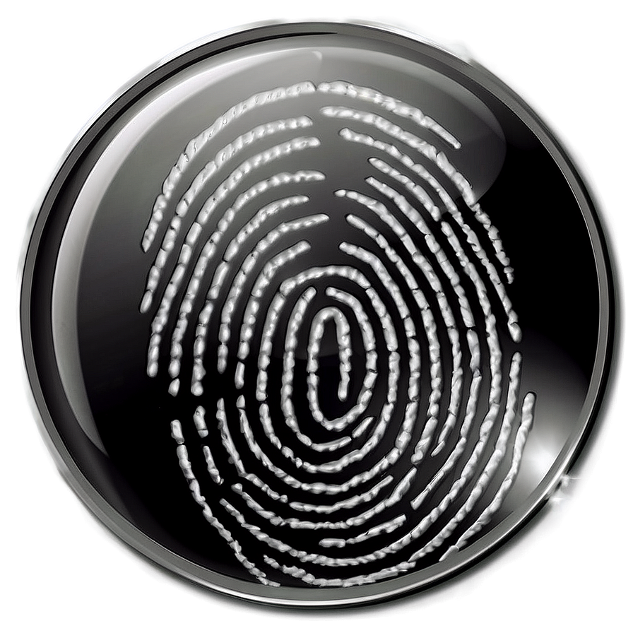 Fingerprint Under Magnifying Glass Png Hgb PNG Image