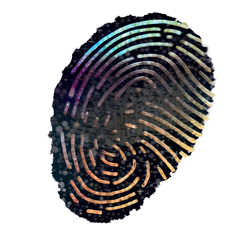 Fingerprint With Stars Background Png 05242024 PNG Image