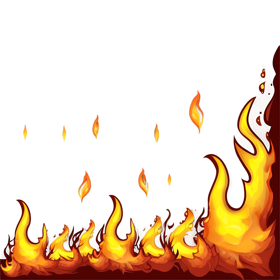 Fire Border Png Qkg PNG Image