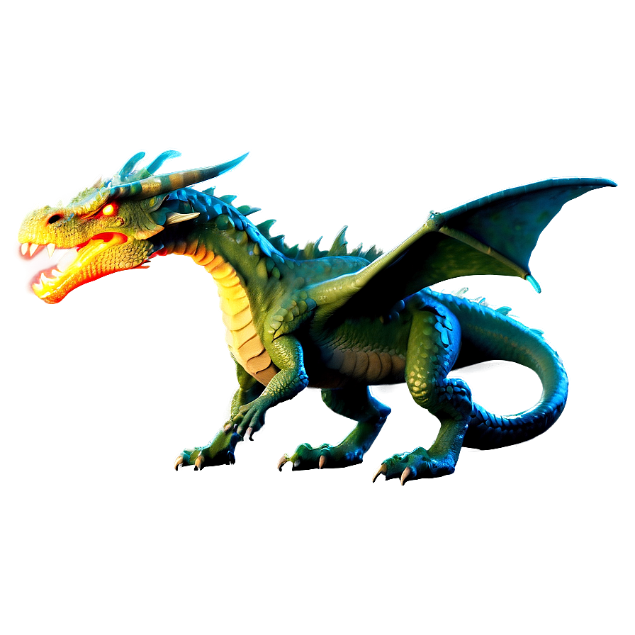 Fire-breathing Dragon Monster Png Gnk84 PNG Image