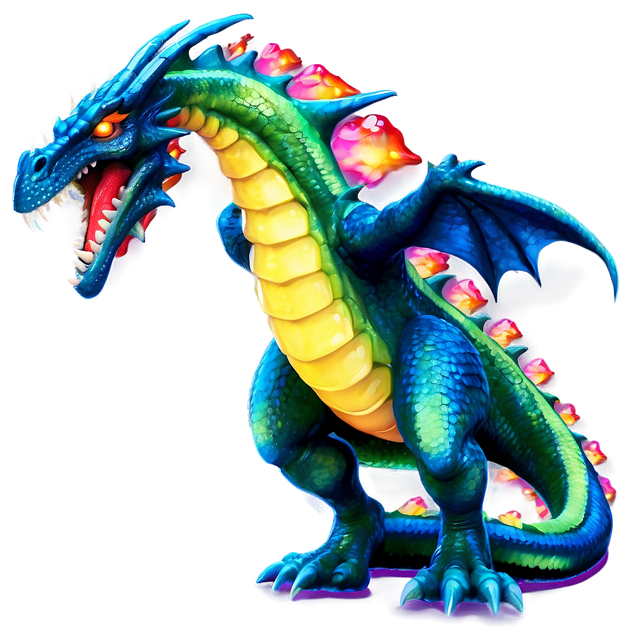 Fire-breathing Dragon Monster Png Juq52 PNG Image