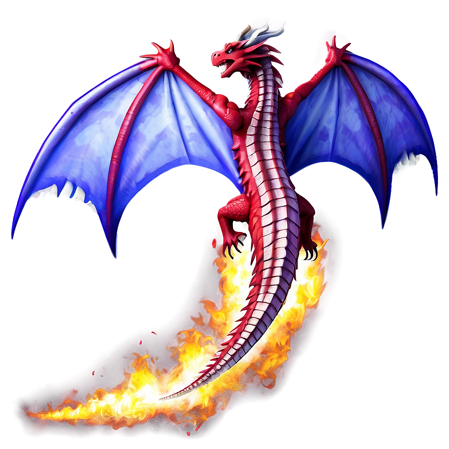 Fire-breathing Dragon Png 05032024 PNG Image