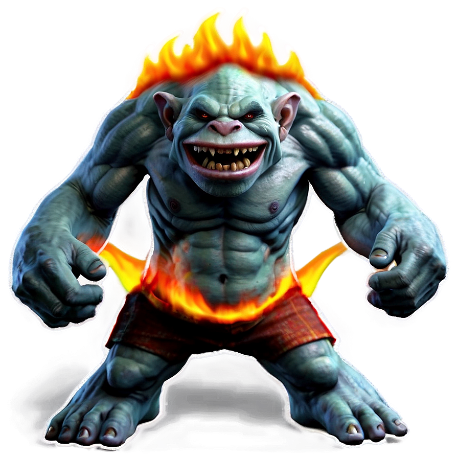 Fire-breathing Troll Png Jmh PNG Image