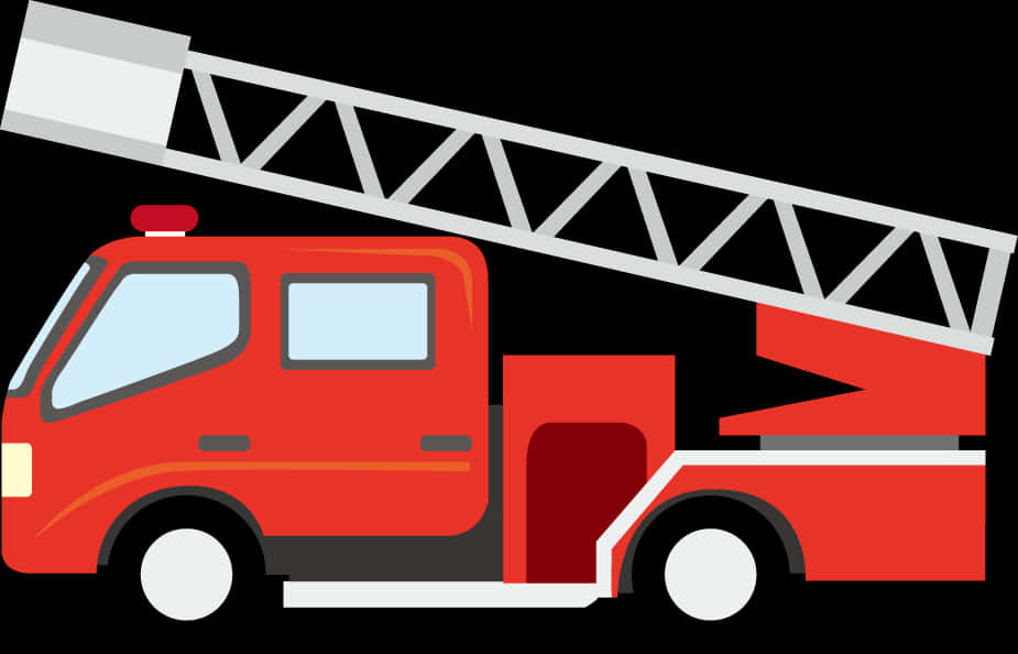 Fire Engine Vector Illustration PNG Image