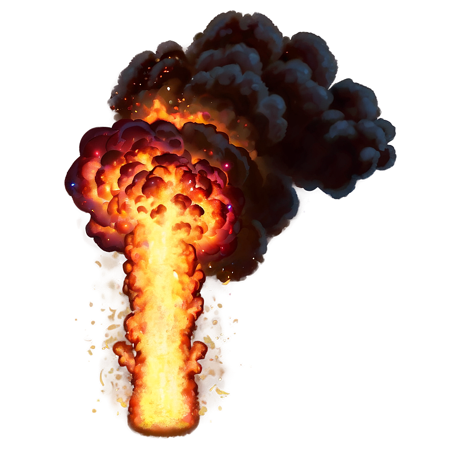 Fire Explosion Cartoon Png Jhg PNG Image