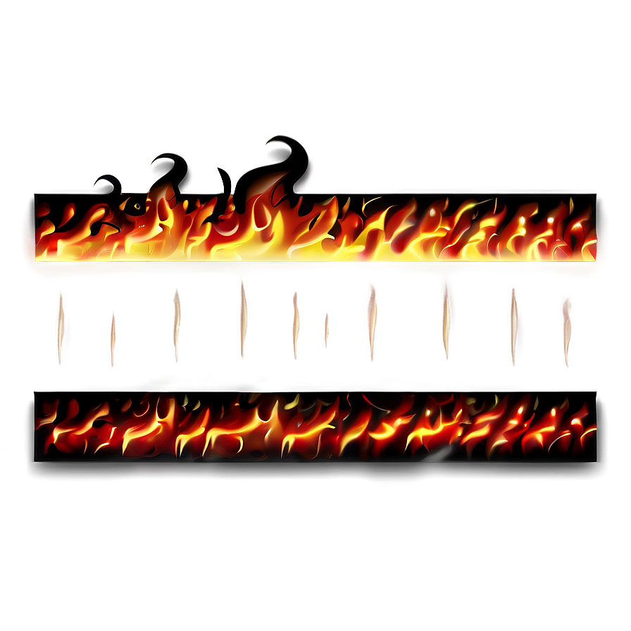 Fire Flicker Border Png Aof47 PNG Image