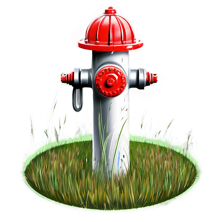 Fire Hydrant In Grass Png Hsm PNG Image