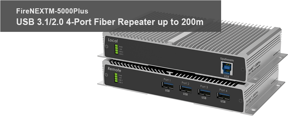 Fire N E X T5000 Plus U S B Fiber Repeater PNG Image