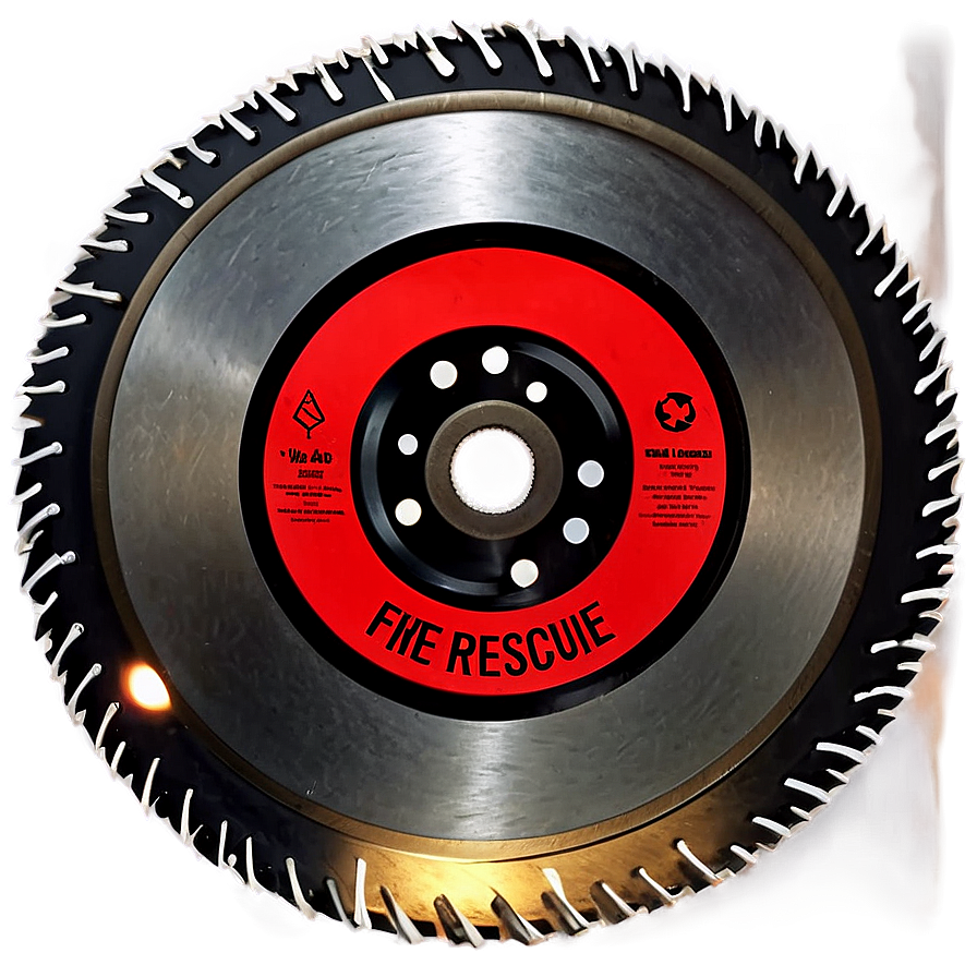 Fire Rescue Saw Blade Png Igb PNG Image