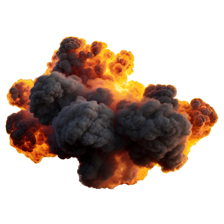 Fire Smoke Explosion Png Fhs PNG Image