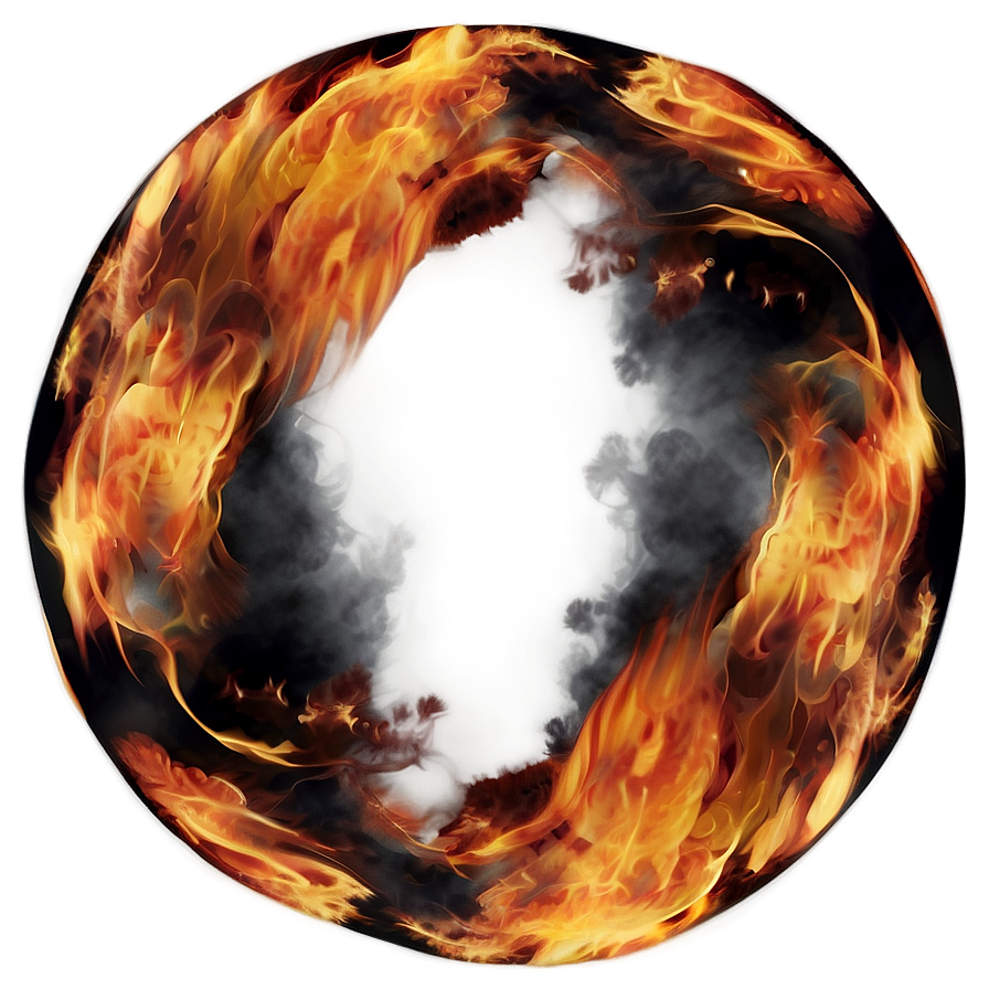 Fire Smoke Ring Png Bek28 PNG Image