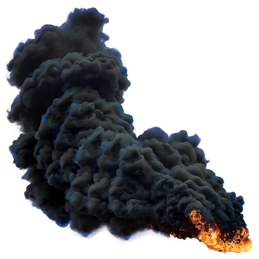 Fire Smoke Surge Png Pne PNG Image