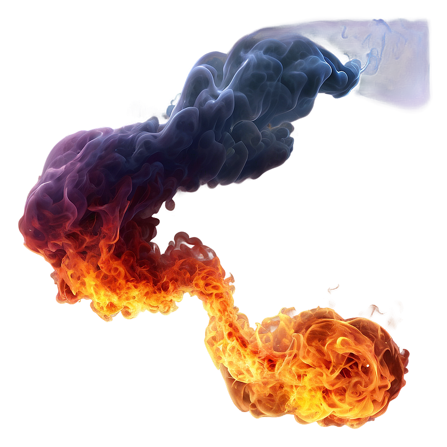 Fire Smoke Wave Png 43 PNG Image