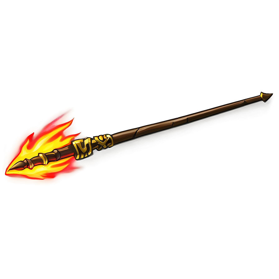 Fire Spear Png Jej4 PNG Image