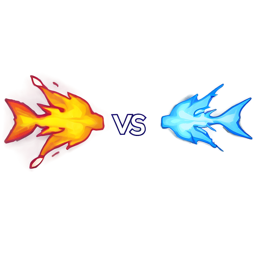 Fire Vs Ice Showdown Png Vso PNG Image