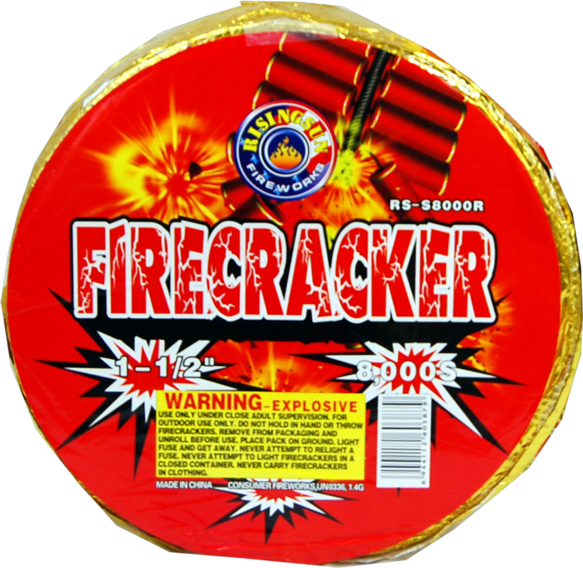 Firecracker Pack Label8000 Rolls PNG Image