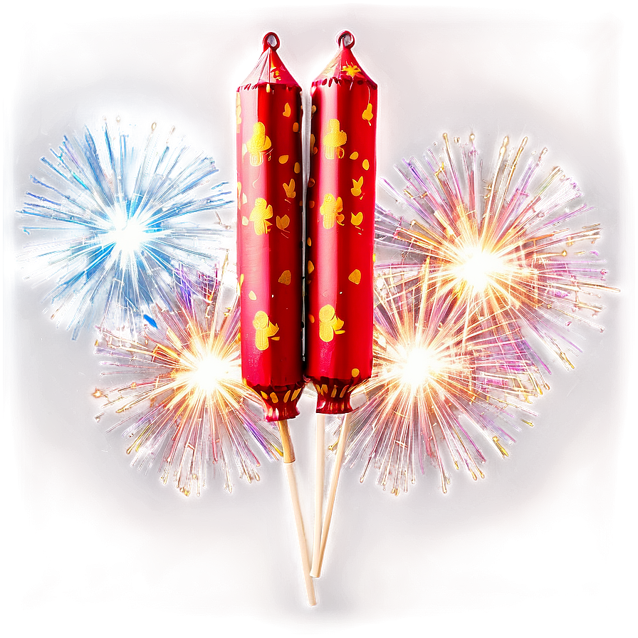 Firecrackers And Sparkle Bombs Png Cen PNG Image