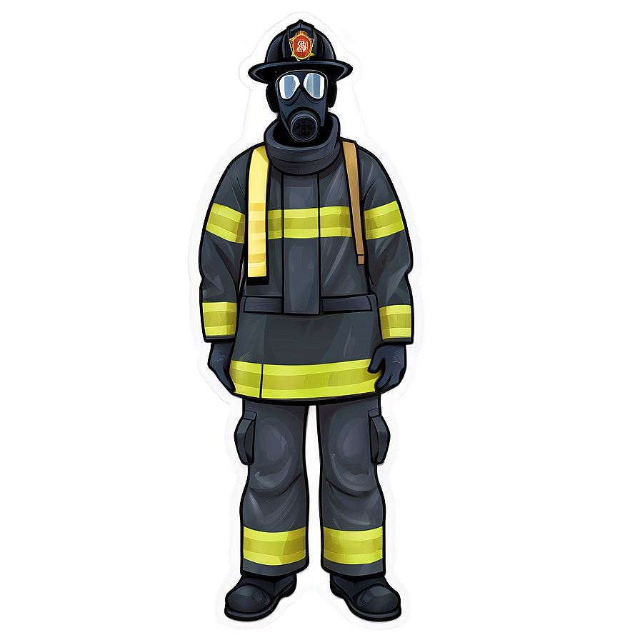 Firefighter Costume Png 06242024 PNG Image