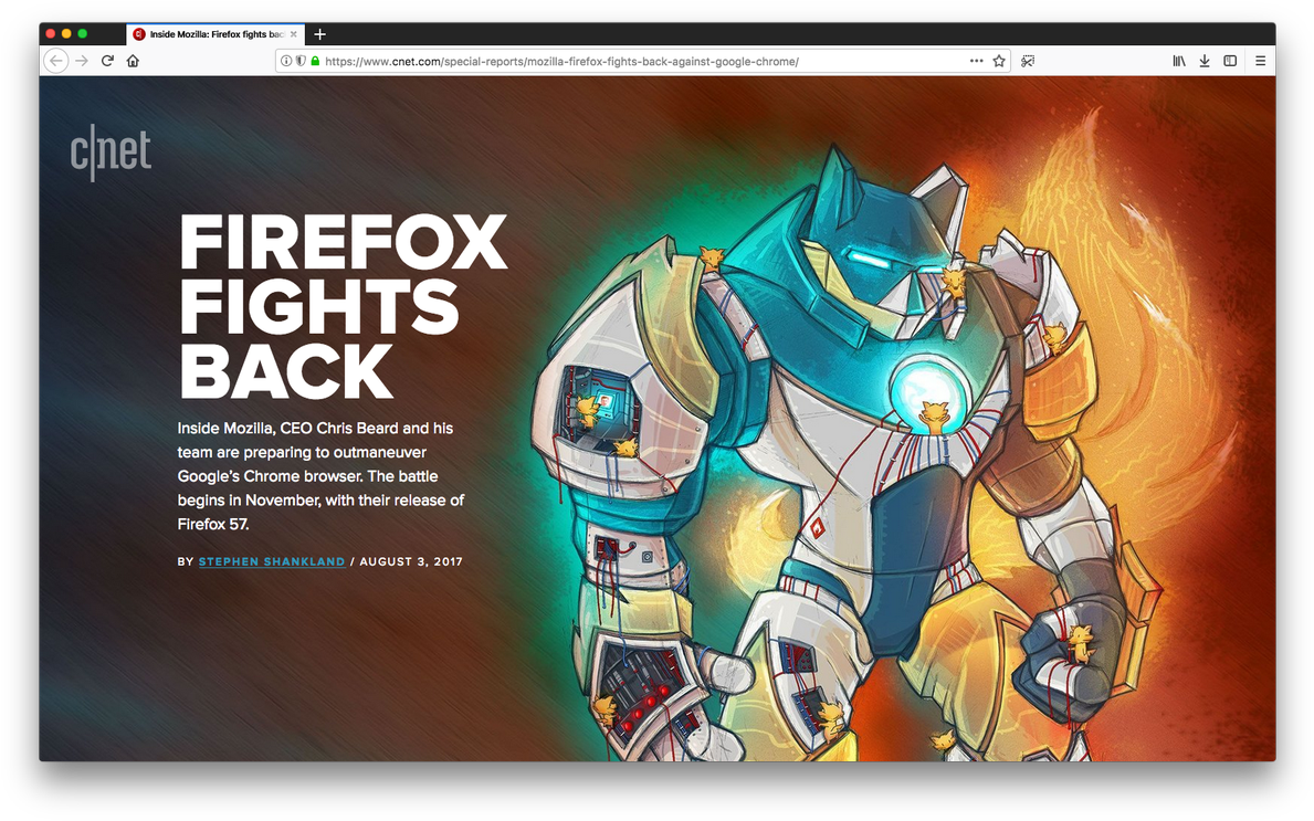 Firefox Fights Back Article Illustration PNG Image