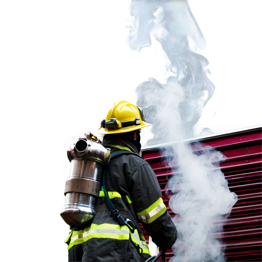 Fireman And Smoke Png 14 PNG Image