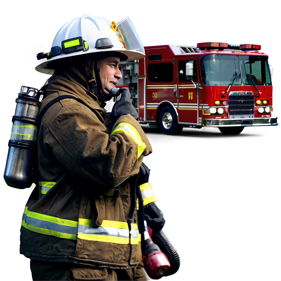 Fireman In Action Png 97 PNG Image