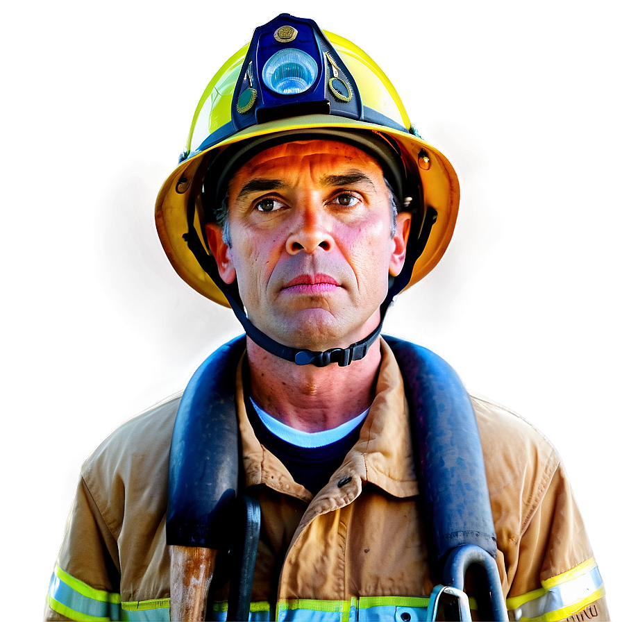 Fireman Portrait Png 18 PNG Image