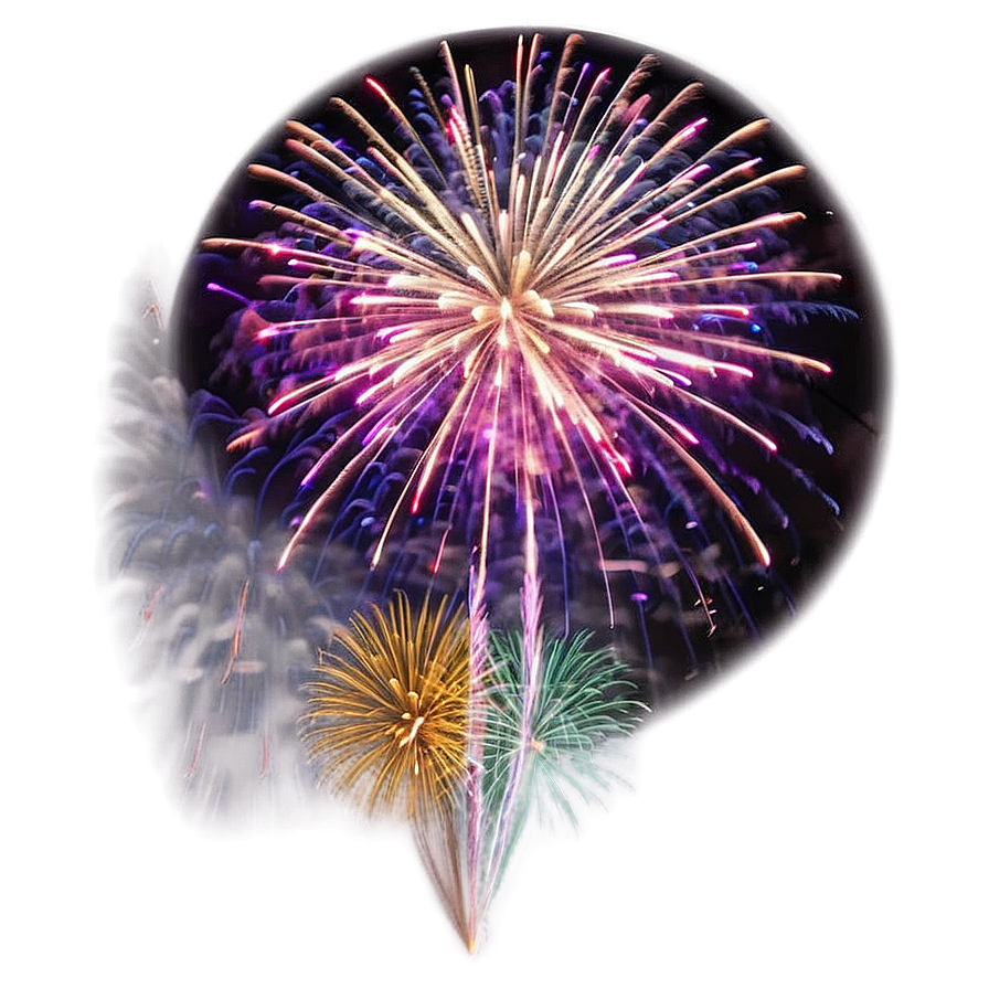 Firework Display Celebrate Png Dro44 PNG Image