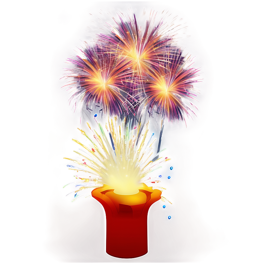 Fireworks Display Png Can PNG Image