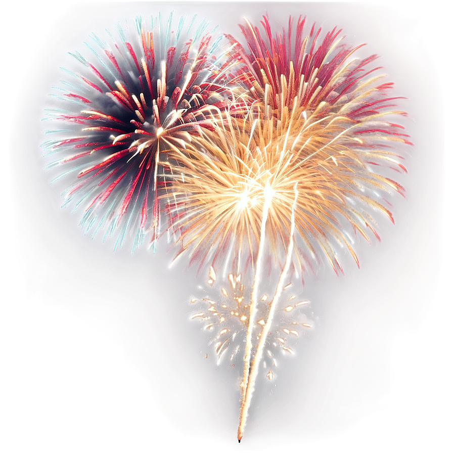 Fireworks Display Png Qso PNG Image