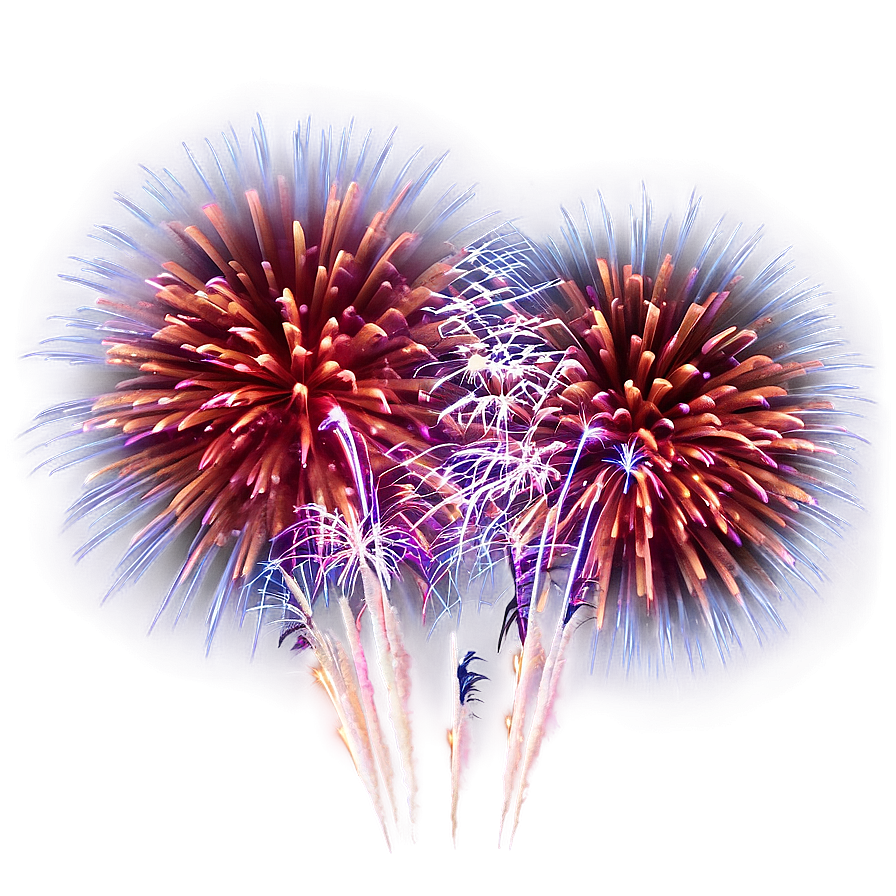 Fireworks Over City Png Lvr PNG Image