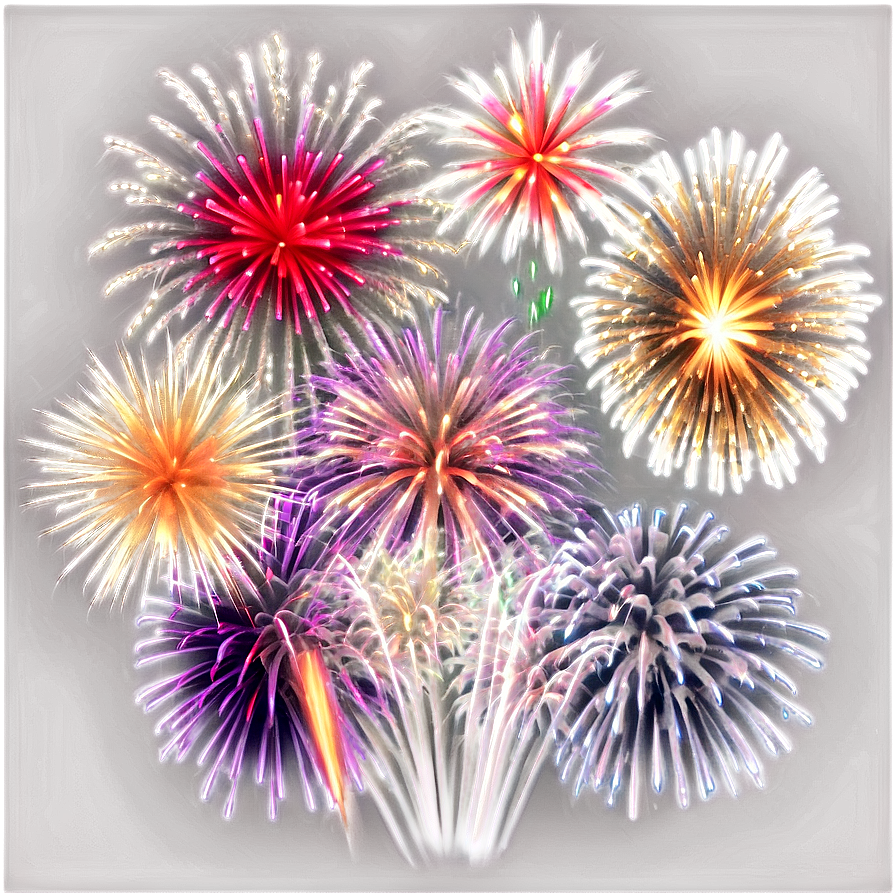 Fireworks Set Png 05042024 PNG Image