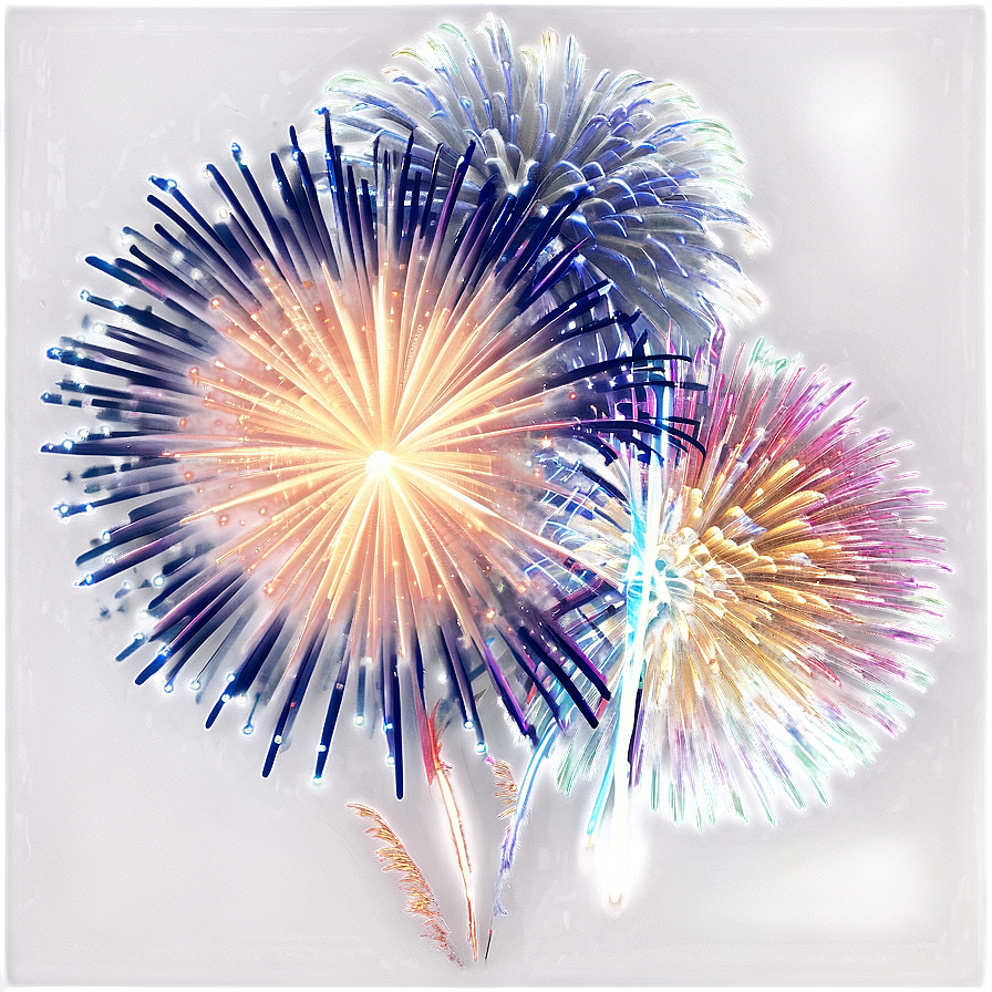 Fireworks With Stars Png 05042024 PNG Image