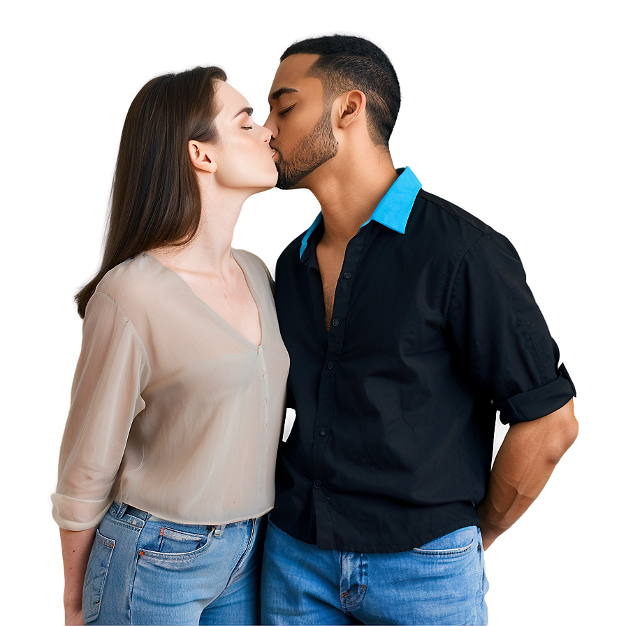 First Kiss Dating Moment Png 63 PNG Image