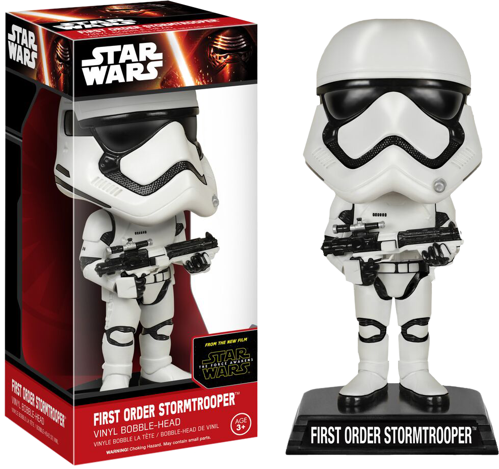 First Order Stormtrooper Funko Bobblehead PNG Image