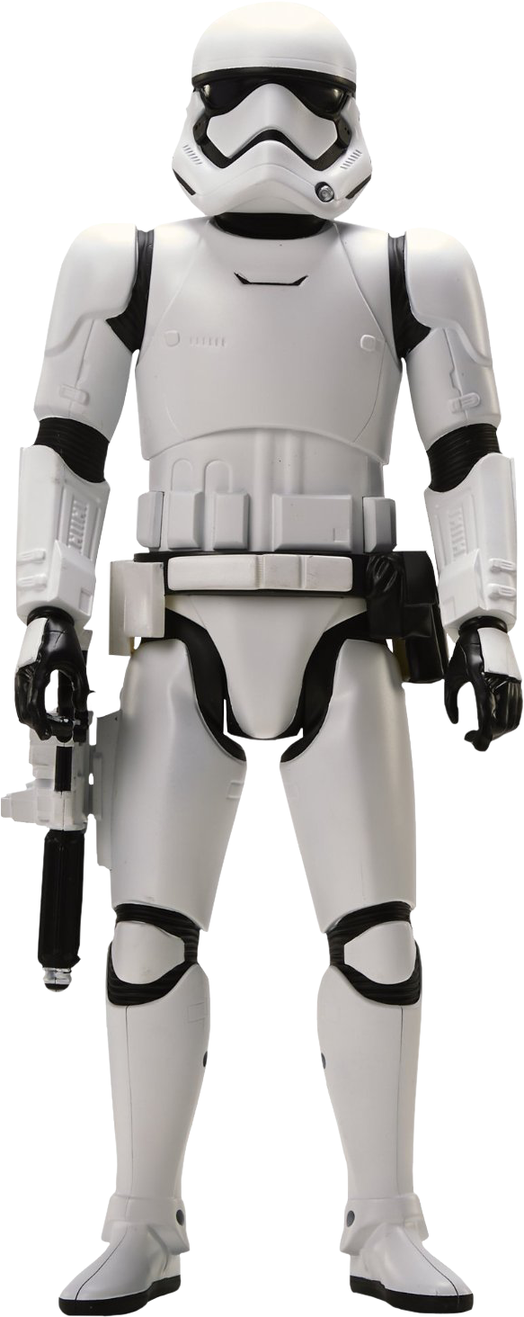 First Order Stormtrooper Pose PNG Image