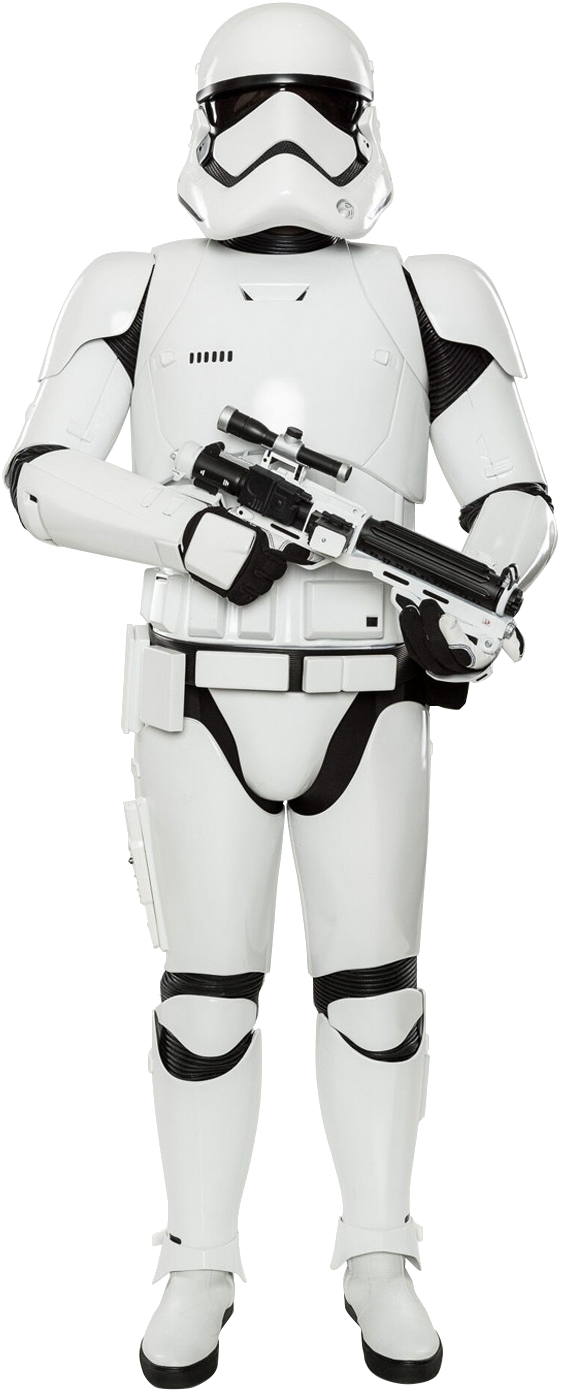 First Order Stormtrooper Pose PNG Image