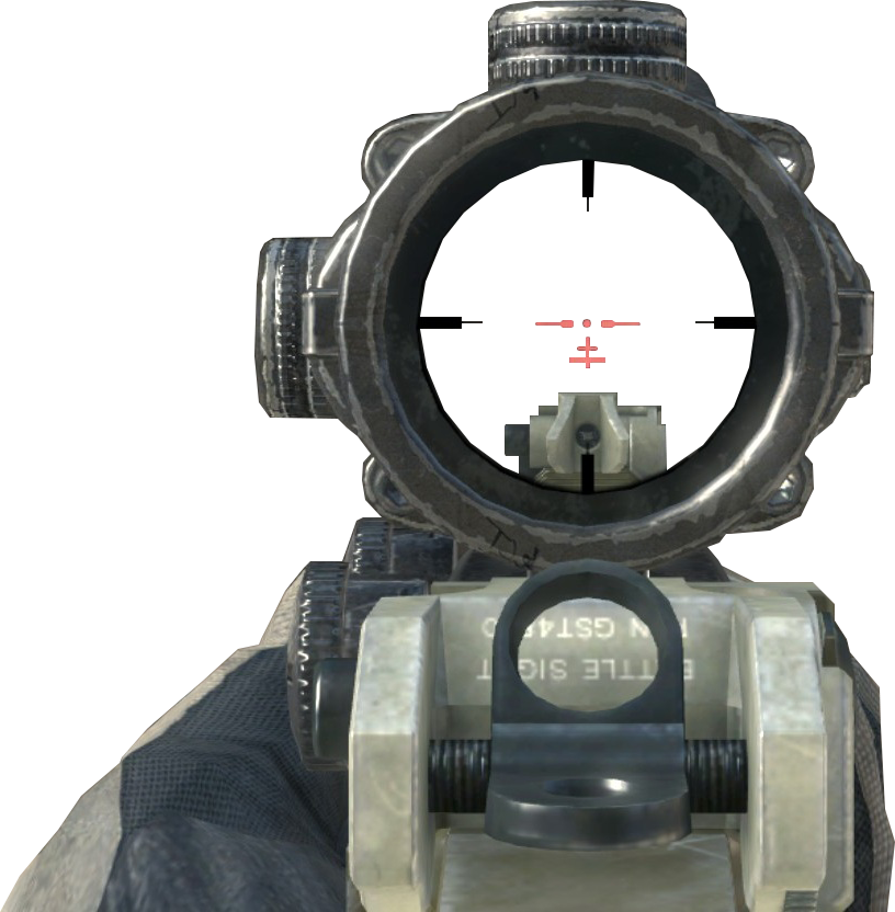 First Person Shooter Scope View PNG Image