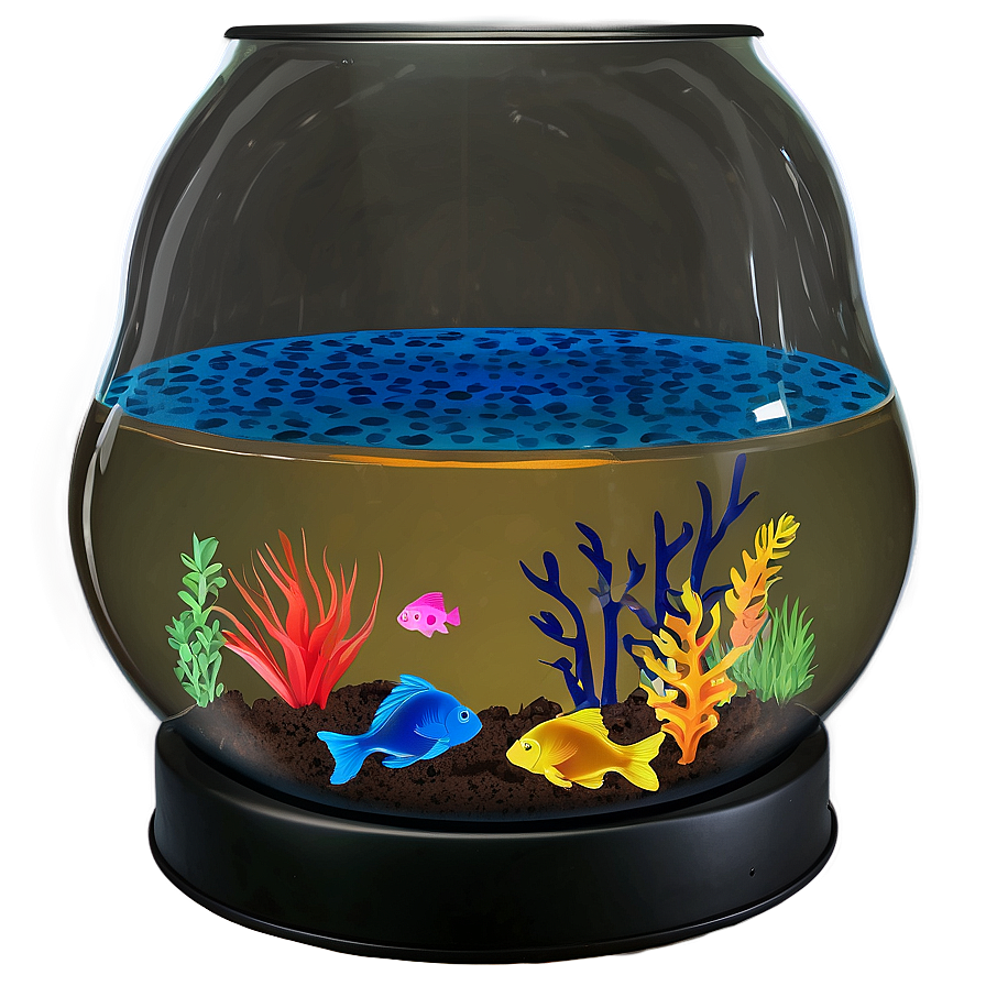 Fishbowl With Air Pump Png Edn PNG Image