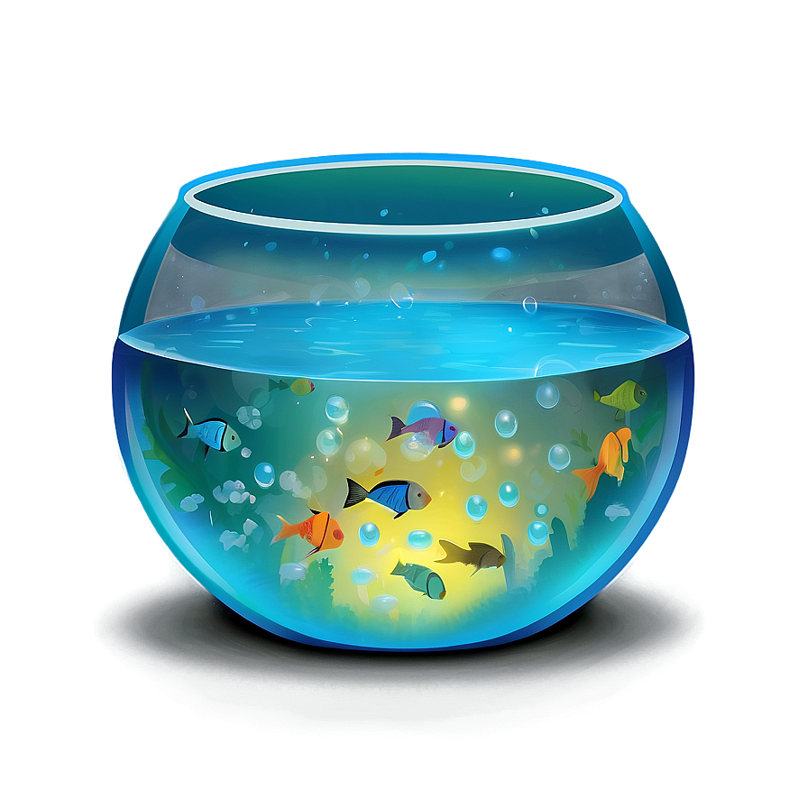 Fishbowl With Light Png Edh7 PNG Image